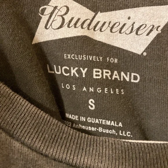 Lucky Brand Budweiser T-shirt Small - Picture 7 of 10